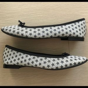 Repetto Lili star glitter ballet flat NWOB